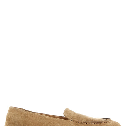 Marsell Beige Calfskin Slip-On Loafers