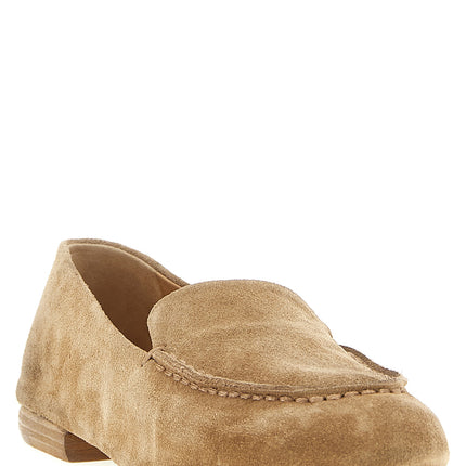 Marsell Beige Calfskin Slip-On Loafers
