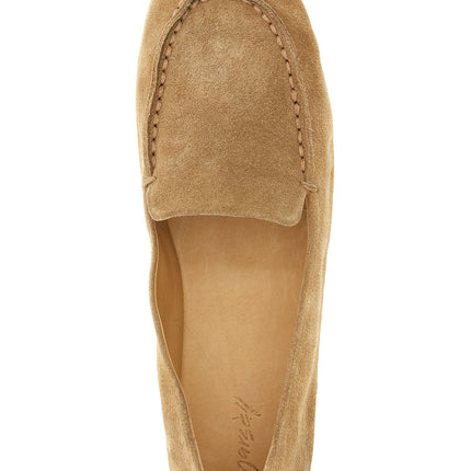 Marsell Beige Calfskin Slip-On Loafers