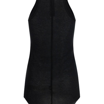 Rick Owens Black Viscose Tank Tops