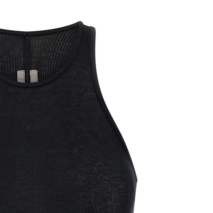 Rick Owens Black Viscose Tank Tops