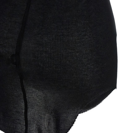 Rick Owens Black Viscose Tank Tops