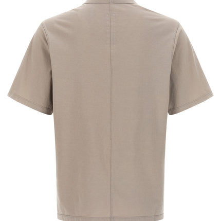 Rick Owens Beige Cotton T-Shirt