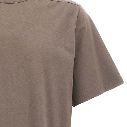 Rick Owens Gray Cotton T-Shirt