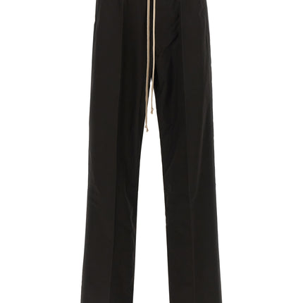 Rick Owens Black Cotton Casual Pants