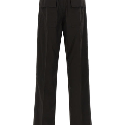 Rick Owens Black Cotton Casual Pants