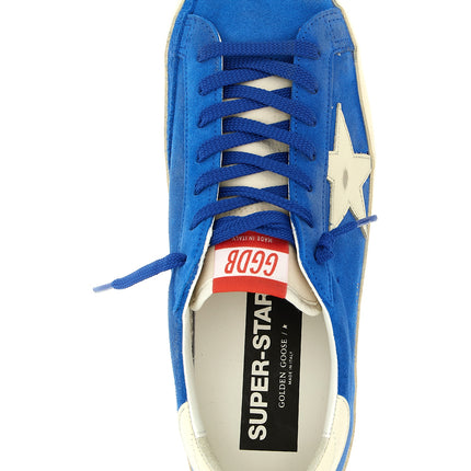 Golden Goose Blue Cowhide Athletic Sneakers