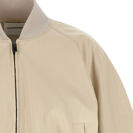 The Andamane Beige Polyethylene Bomber