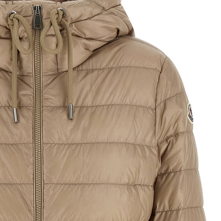 Moncler Beige Polyamide Full-Length Jacket