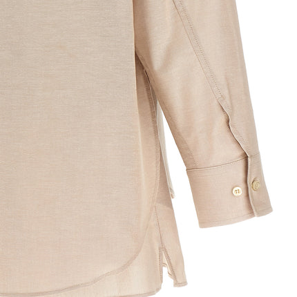 The Andamane Beige Cotton Dress Shirt
