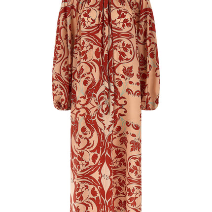 F.R.S. - FOR RESTLESS SLEEPERS Multicolor Silk Long Dress