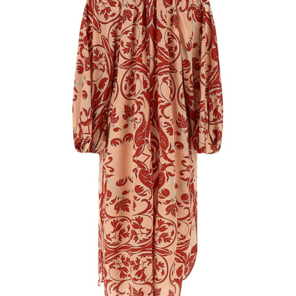 F.R.S. - FOR RESTLESS SLEEPERS Multicolor Silk Long Dress