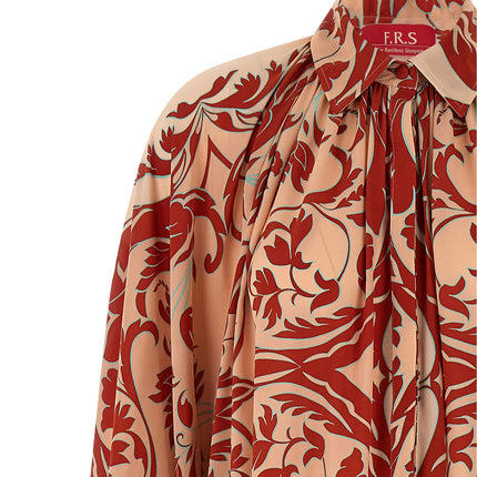 F.R.S. - FOR RESTLESS SLEEPERS Multicolor Silk Long Dress