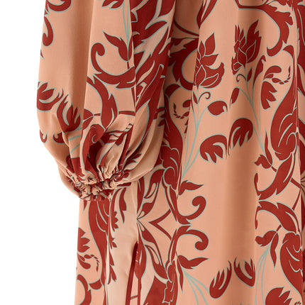 F.R.S. - FOR RESTLESS SLEEPERS Multicolor Silk Long Dress