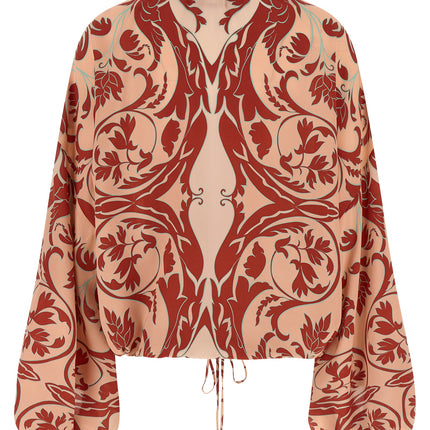 F.R.S. - FOR RESTLESS SLEEPERS Multicolor Silk Blouse