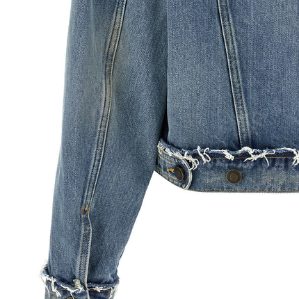 Maison Margiela Blue Cotton Denim Jacket