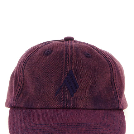 The Attico Purple Cotton Cap (Baseball Hat)