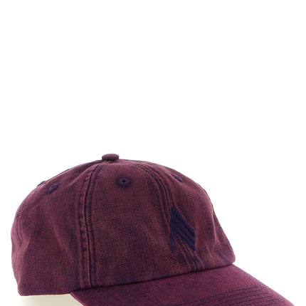 The Attico Purple Cotton Cap (Baseball Hat)
