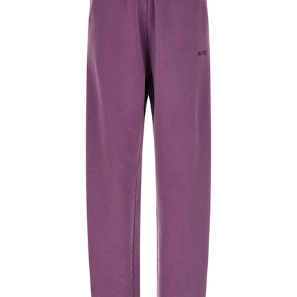 The Attico Purple Cotton Joggers (Workout Pants)