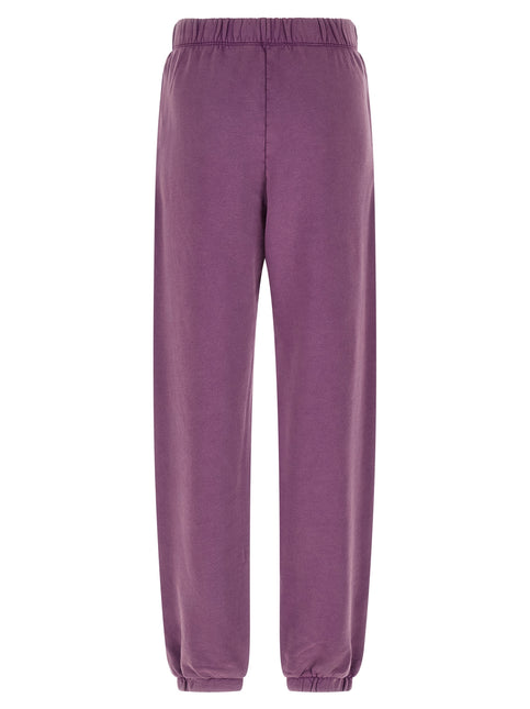 The Attico Purple Cotton Joggers (Workout Pants)
