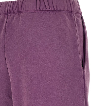 The Attico Purple Cotton Joggers (Workout Pants)