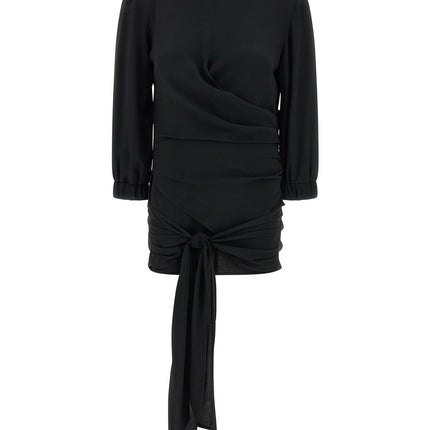 The Attico Black Acetate Tank Tops