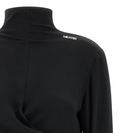 The Attico Black Acetate Tank Tops