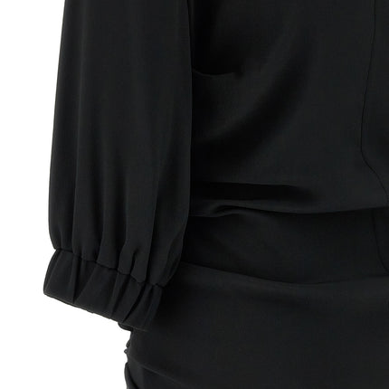 The Attico Black Acetate Tank Tops