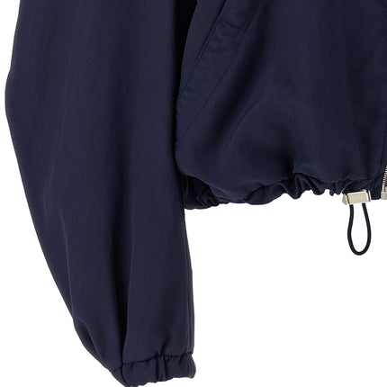 The Attico Blue Polyamide Bomber
