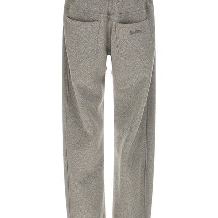 The Attico Gray Cotton Joggers (Workout Pants)