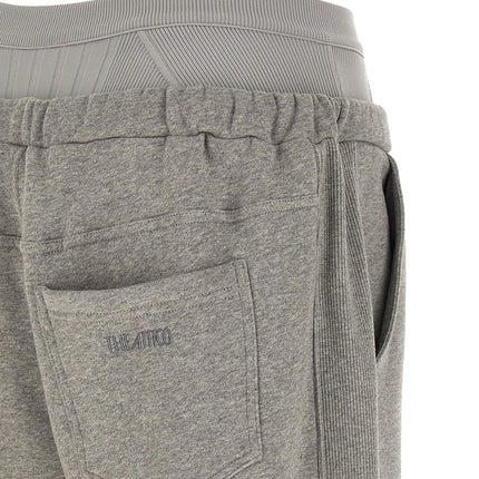 The Attico Gray Cotton Joggers (Workout Pants)