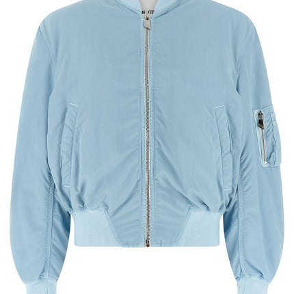 The Attico Blue Polyamide Bomber