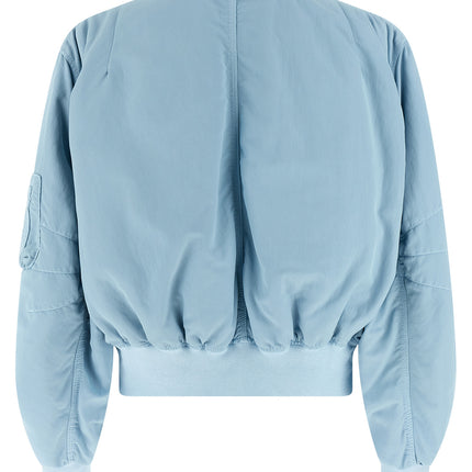 The Attico Blue Polyamide Bomber
