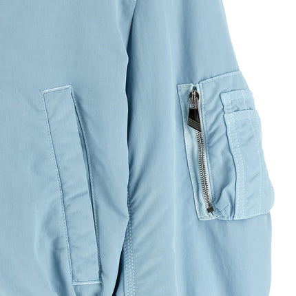 The Attico Blue Polyamide Bomber