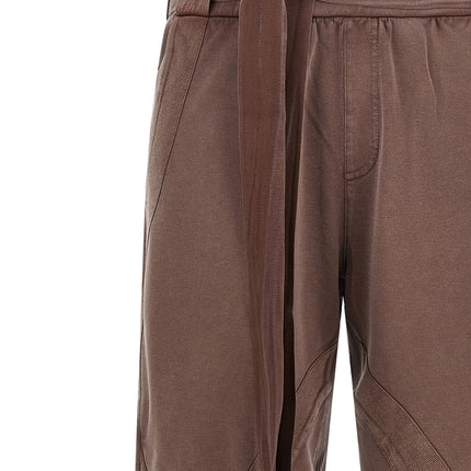 The Attico Brown Cotton Casual Pants