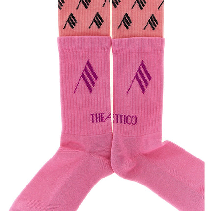 The Attico Multicolor Cotton Socks