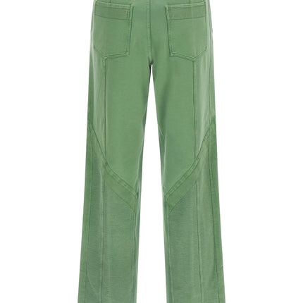 The Attico Bicolor Cotton Casual Pants