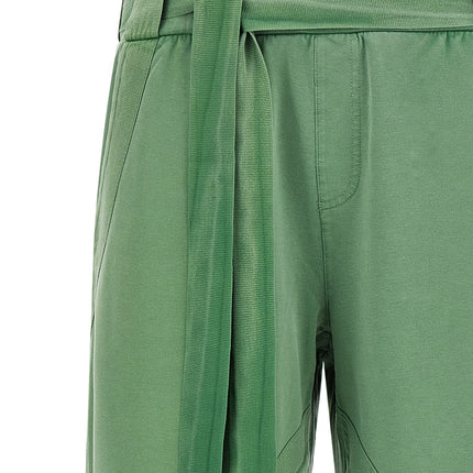 The Attico Bicolor Cotton Casual Pants