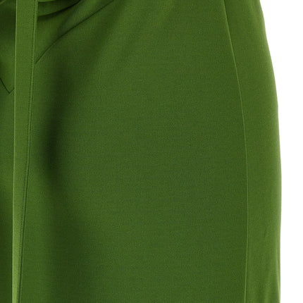 The Attico Bicolor Viscose Long Dress
