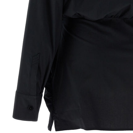 The Attico Bicolor Cotton Short Dress