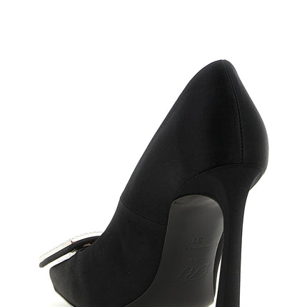 Roger Vivier Black Viscose High Heel Pumps