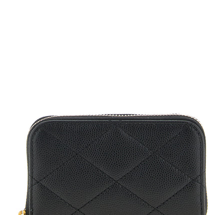 Saint Laurent Black Calfskin Cardholder