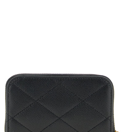 Saint Laurent Black Calfskin Cardholder