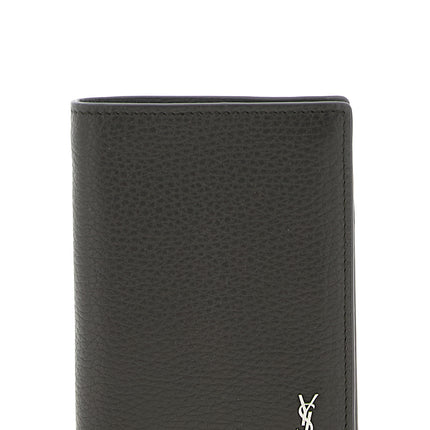 Saint Laurent Brown Calfskin Leather Wallet