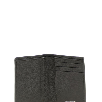 Saint Laurent Brown Calfskin Leather Wallet