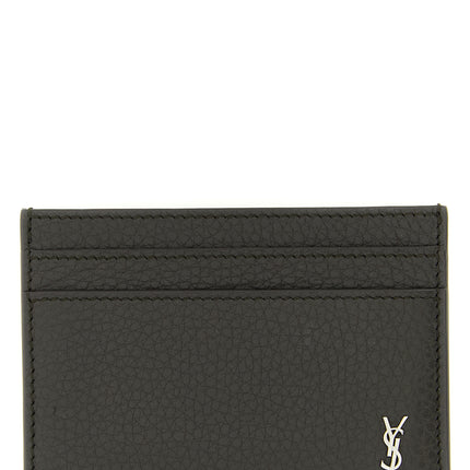 Saint Laurent Brown Calfskin Cardholder