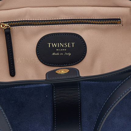 Twinset Blue Polyethylene Shoulder Bag