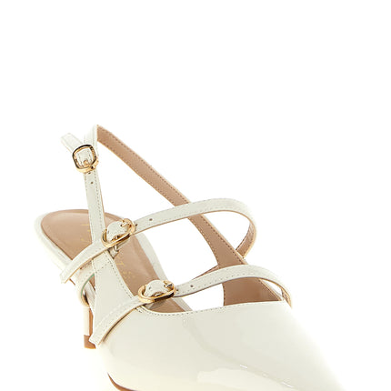 Twinset White Polyethylene Mid Heel Pumps