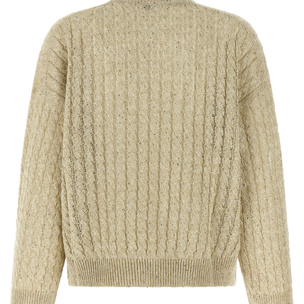 Brunello Cucinelli Beige Linen Cardigan