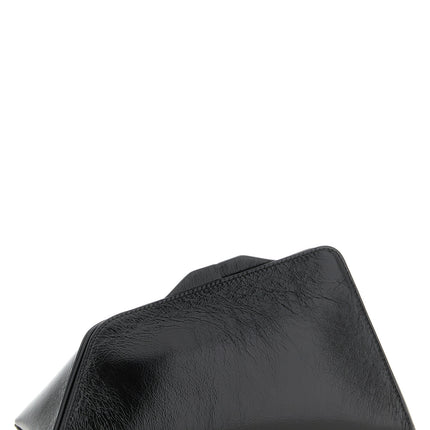 The Attico Black Calfskin Clutch Bag